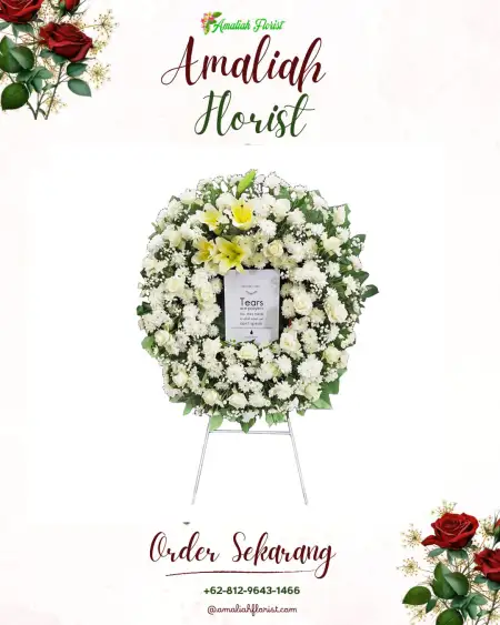 Krans Bunga Duka Seloharjo